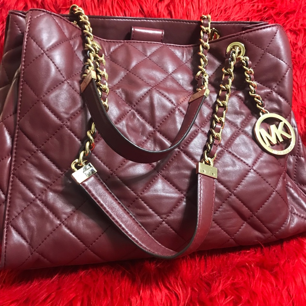 Michael Kors Burgundy Purse